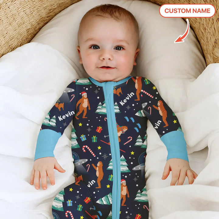 Custom Christmas Bigfoot Convertible Zippy , Custom Christmas Bigfoot Convertible Zippy - 0-3M