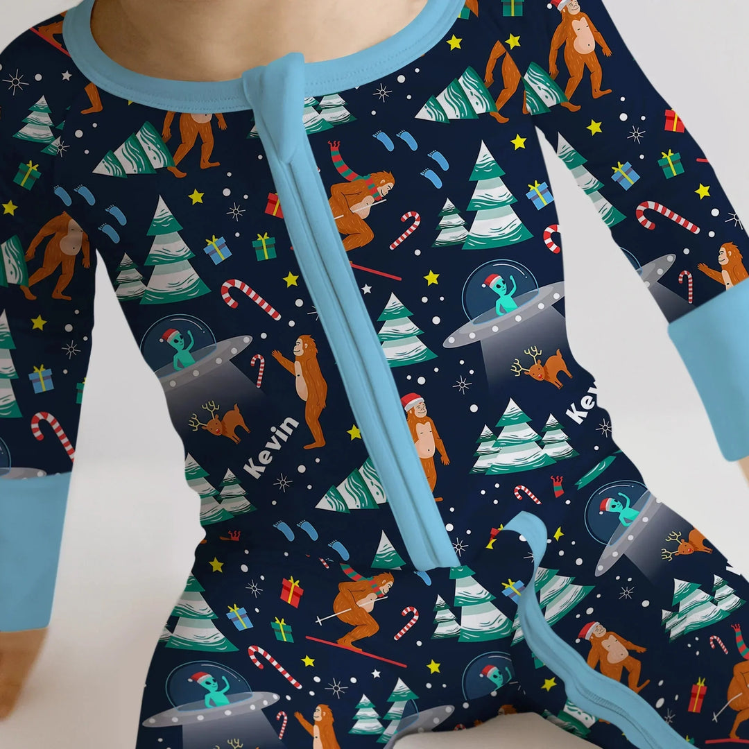 Custom Christmas Bigfoot Convertible Zippy , Custom Christmas Bigfoot Convertible Zippy - 0-3M