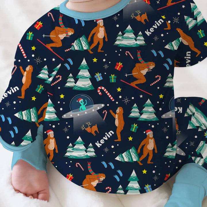 Custom Christmas Bigfoot Convertible Zippy , Custom Christmas Bigfoot Convertible Zippy - 0-3M