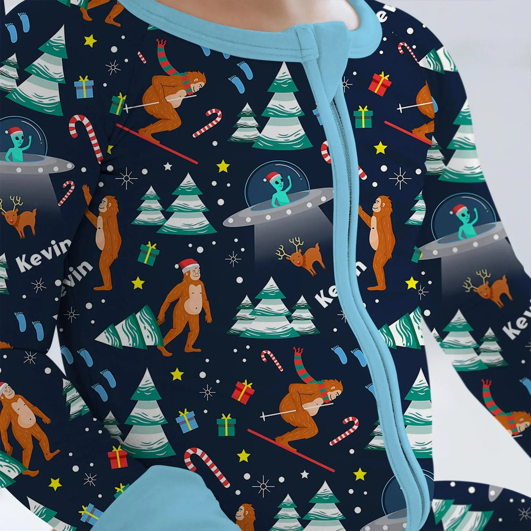 Custom Christmas Bigfoot Convertible Zippy , Custom Christmas Bigfoot Convertible Zippy - 0-3M