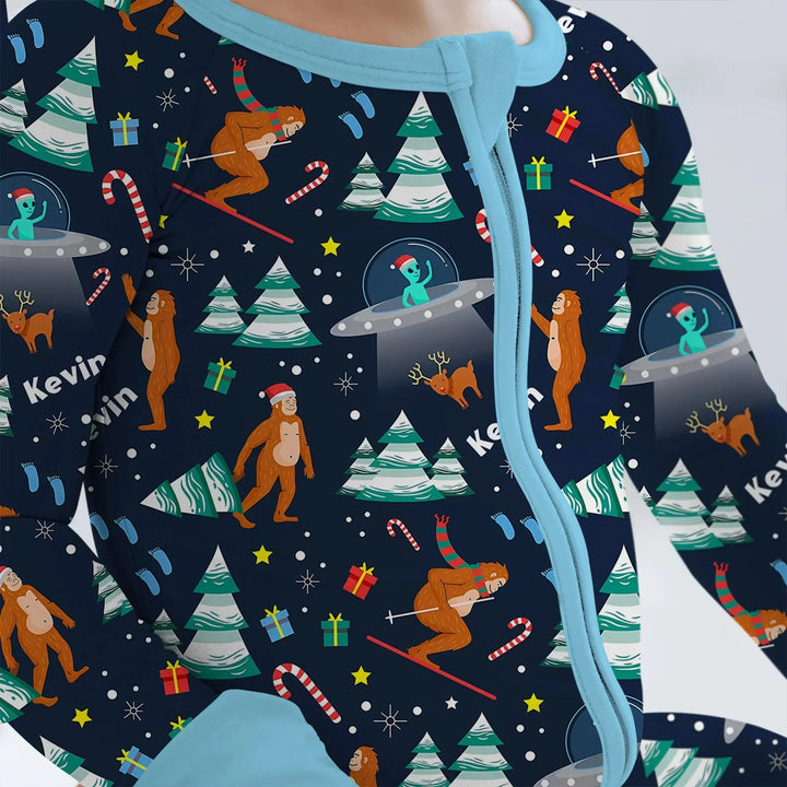 Custom Christmas Bigfoot Convertible Zippy , Custom Christmas Bigfoot Convertible Zippy - 0-3M