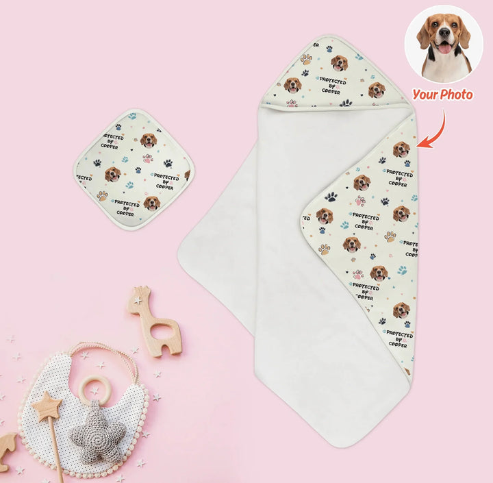 Custom Dog Pattern Hooded Towel Set , Custom Dog Pattern Hooded Towel Set - Default Title