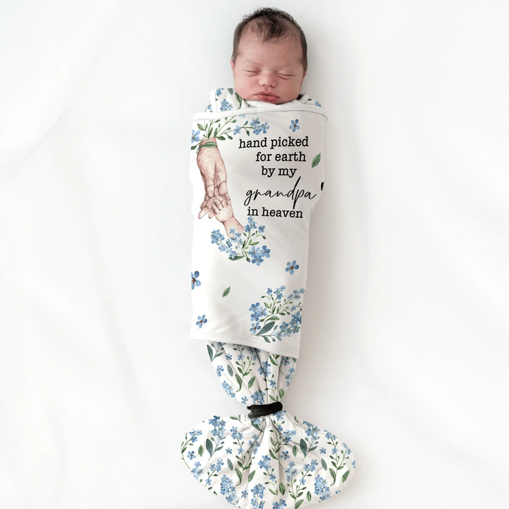 Custom Floral Sleep Bag Swaddler - Hand picked for earth , Custom Floral Sleep Bag Swaddler - Hand picked for earth - XS