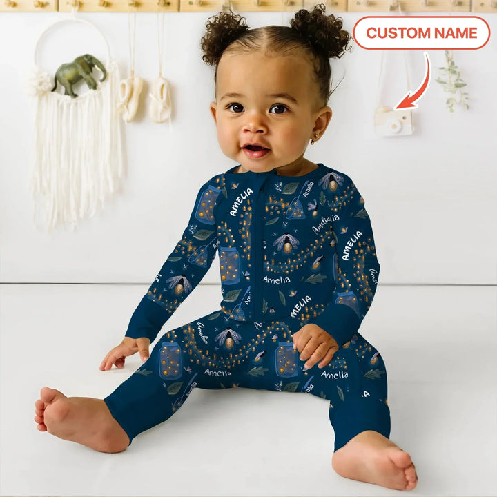 Custom Name Catching Fireflies Convertible Zippy , Custom Name Catching Fireflies Convertible Zippy - 0-3M