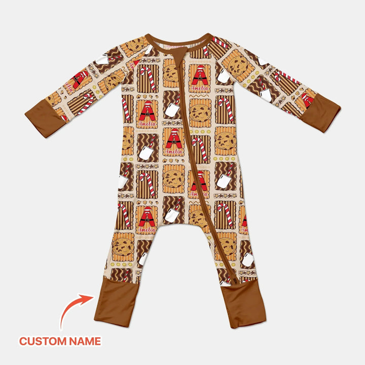 Custom Name Cookies and Milk Wonderland Convertible Zippy , Custom Name Cookies and Milk Wonderland Convertible Zippy - 0-3M