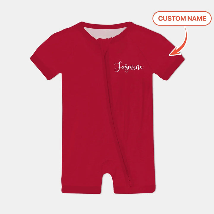 Custom Name My First Christmas Shorty Zippy , Custom Name My First Christmas Shorty Zippy - 0-3M