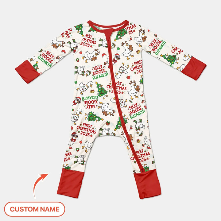 Custom Name "Silly Goose" Convertible Zippy , Custom Name "Silly Goose" Convertible Zippy - 0-3M