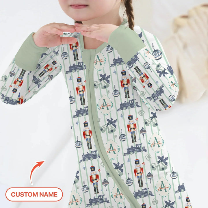 Custom Nutcracker Medium Blue Convertible Zippy , Custom Nutcracker Medium Blue Convertible Zippy - 0-3M