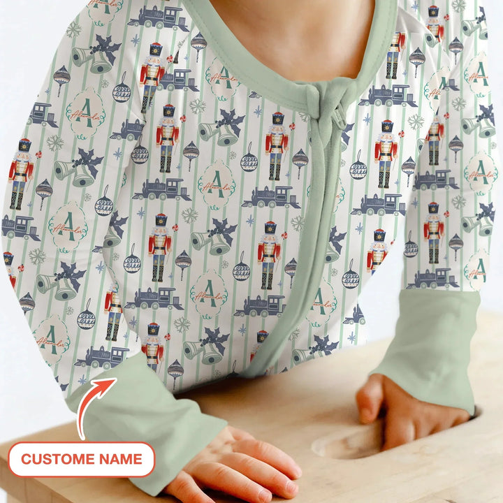 Custom Nutcracker Medium Blue Convertible Zippy , Custom Nutcracker Medium Blue Convertible Zippy - 0-3M