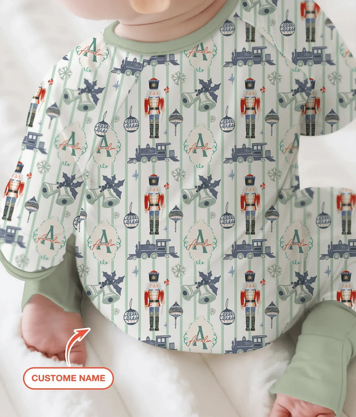 Custom Nutcracker Medium Blue Convertible Zippy , Custom Nutcracker Medium Blue Convertible Zippy - 0-3M