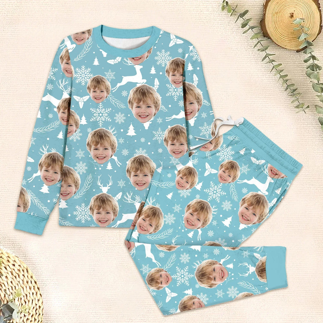 Custom Photo Christmas Men's Pajama Set , Custom Photo Christmas Men's Pajama Set - Only Shirt / XS