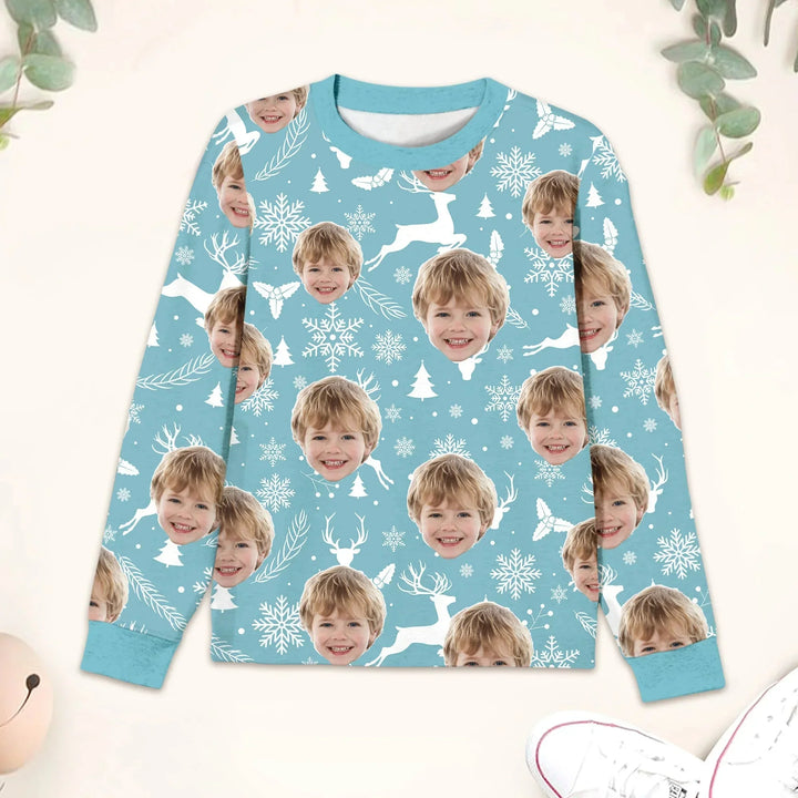 Custom Photo Christmas Men's Pajama Set , Custom Photo Christmas Men's Pajama Set - Only Shirt / XS