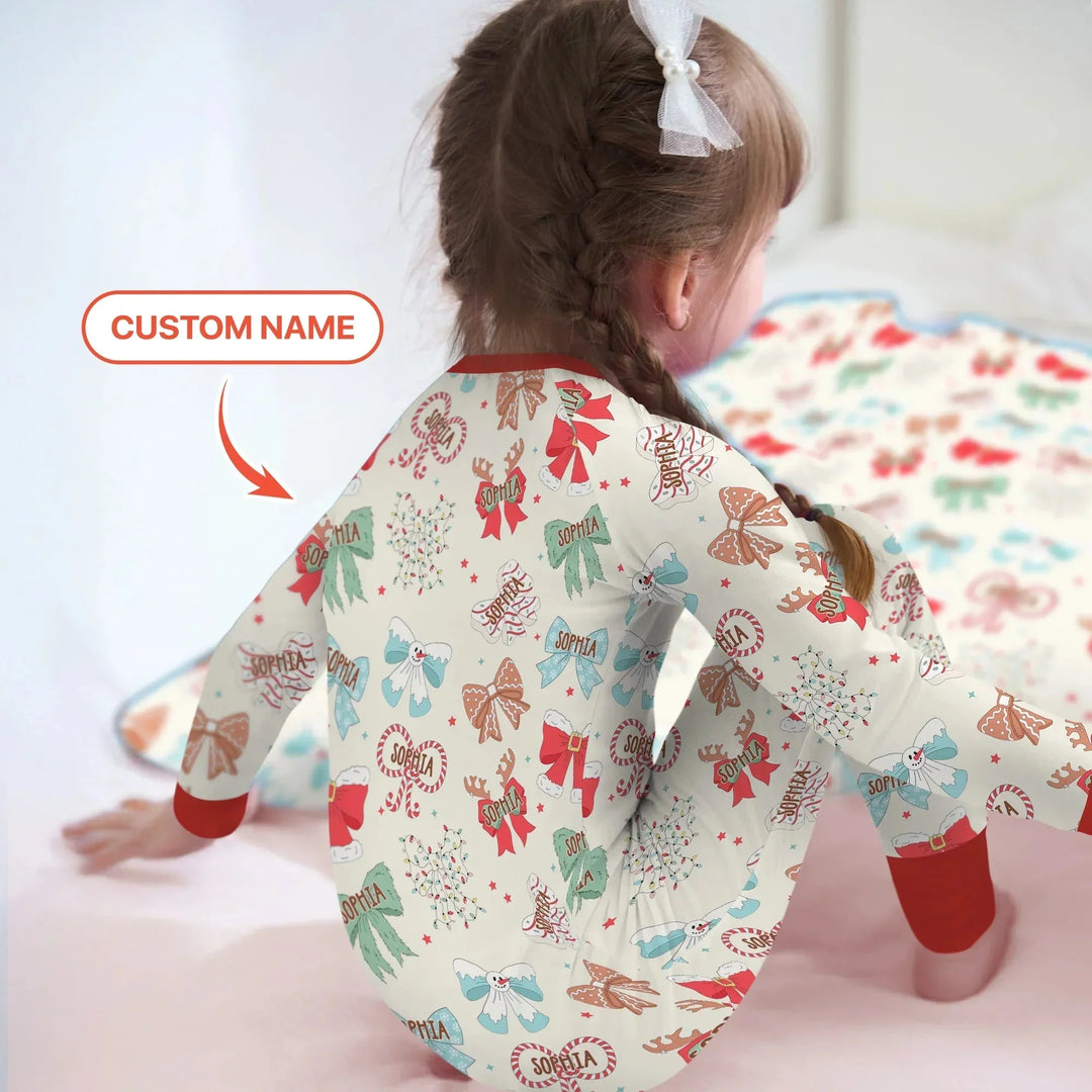Custom Retro Bowl Christmas Convertible Zippy , Custom Retro Bowl Christmas Convertible Zippy - 0-3M