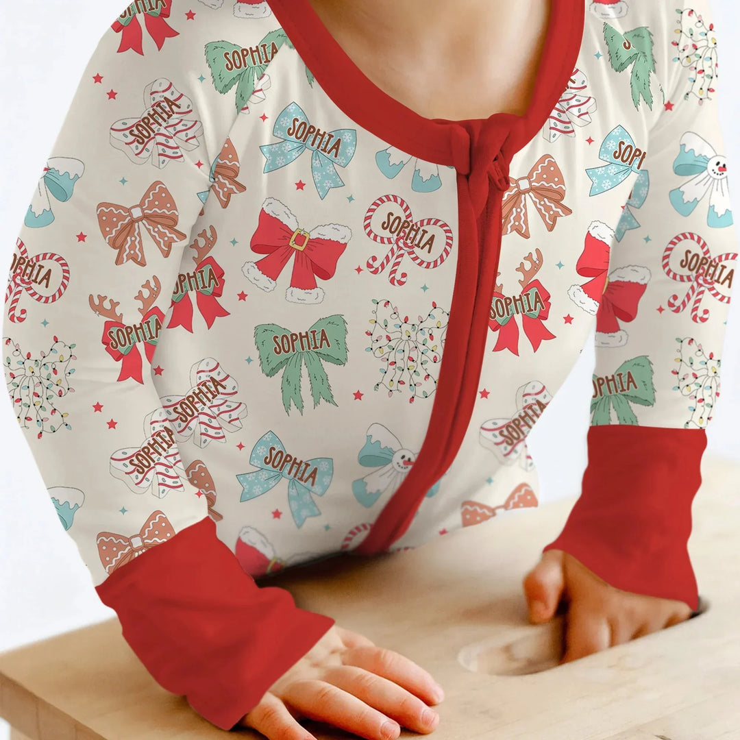 Custom Retro Bowl Christmas Convertible Zippy , Custom Retro Bowl Christmas Convertible Zippy - 0-3M