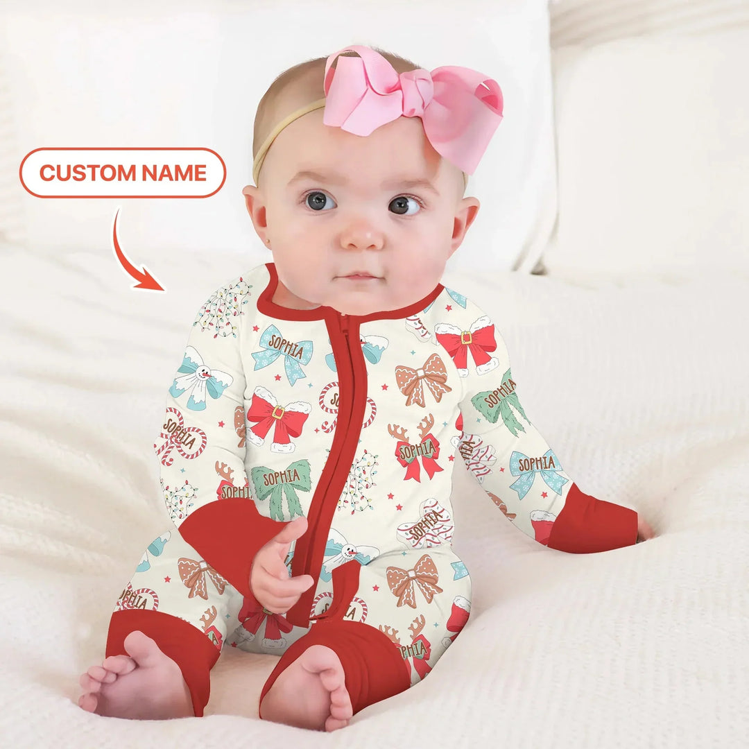 Custom Retro Bowl Christmas Convertible Zippy , Custom Retro Bowl Christmas Convertible Zippy - 0-3M