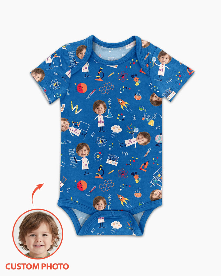 Custom Image Chemical Laboratory Bamboo Bodysuit