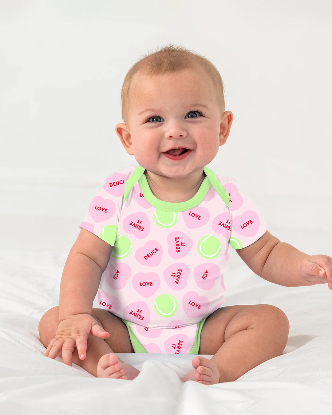 Gerippte Babykleidung mit individuellem Foto - Weich &amp; Skizzenhaft