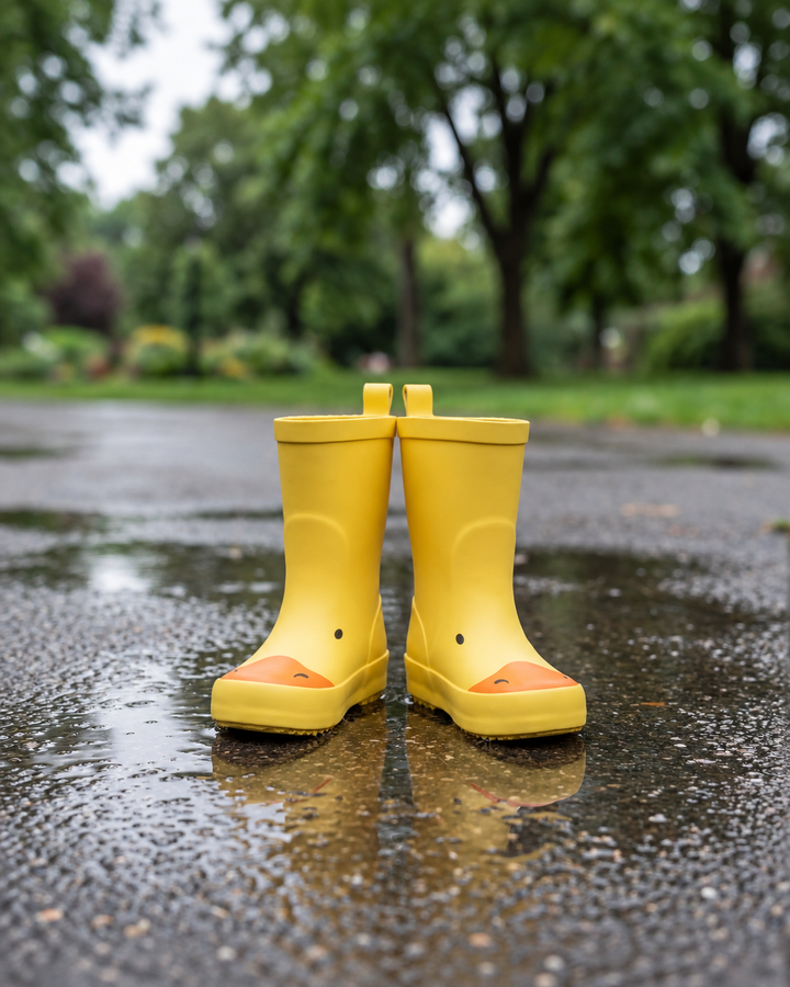 Yellow Duck Character Wellies