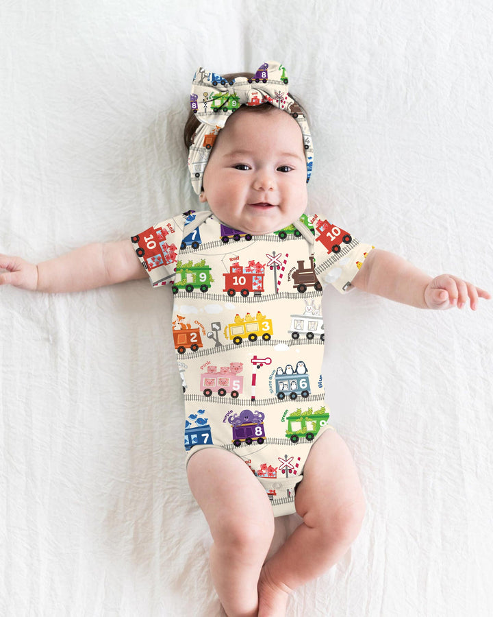 Gerippte Babykleidung mit individuellem Foto - Weich &amp; Skizzenhaft