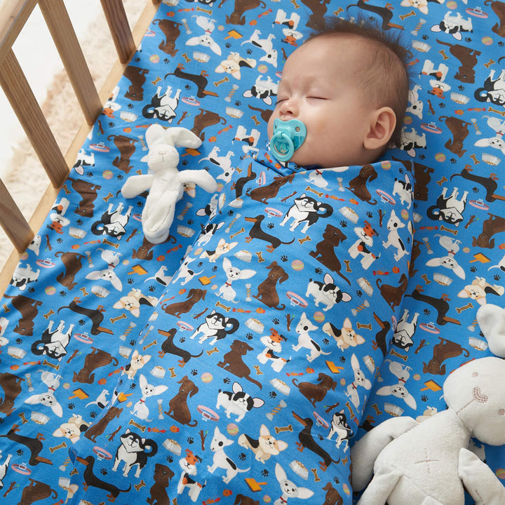 Dapper Dogs Swaddle Blanket , Dapper Dogs Swaddle Blanket - Default Title