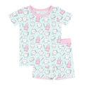 Dental Two Piece Short Sleeve Shorts Pajama Set , Dental Two Piece Short Sleeve Shorts Pajama Set - 12-18M