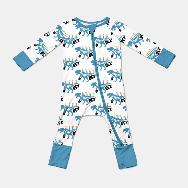 Dinosaur Hanukkah Boy Convertible Zippy , Dinosaur Hanukkah Boy Convertible Zippy - 0-3M