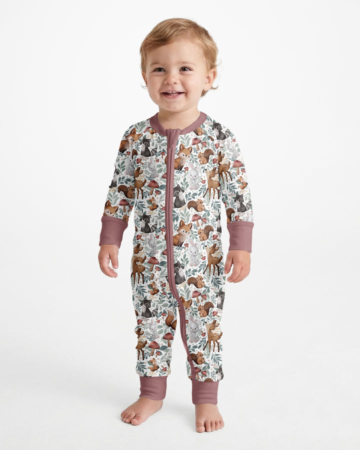 Whimsical Woodland Friends Bamboo Convertible Zippy