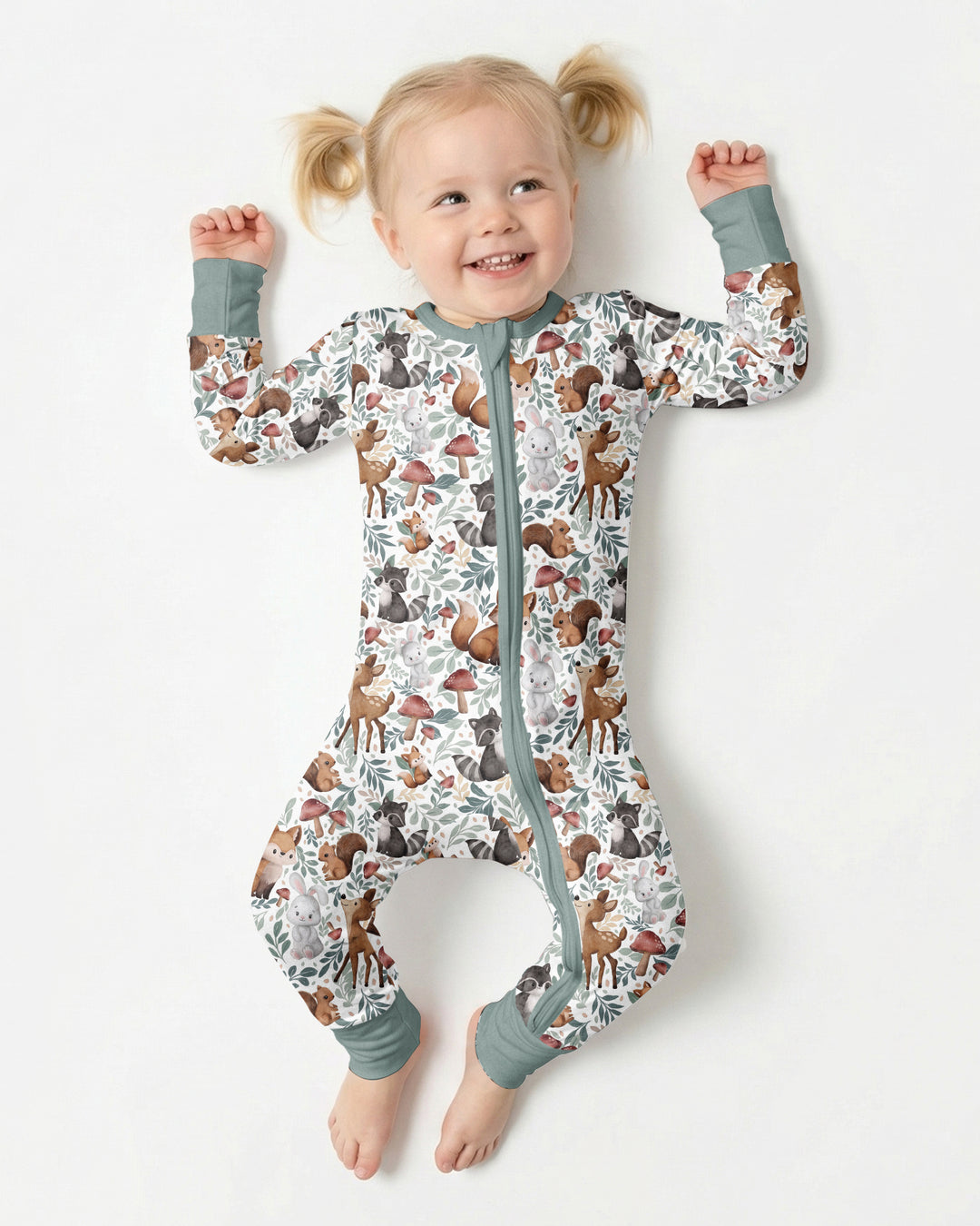 Whimsical Woodland Friends Bamboo Convertible Zippy