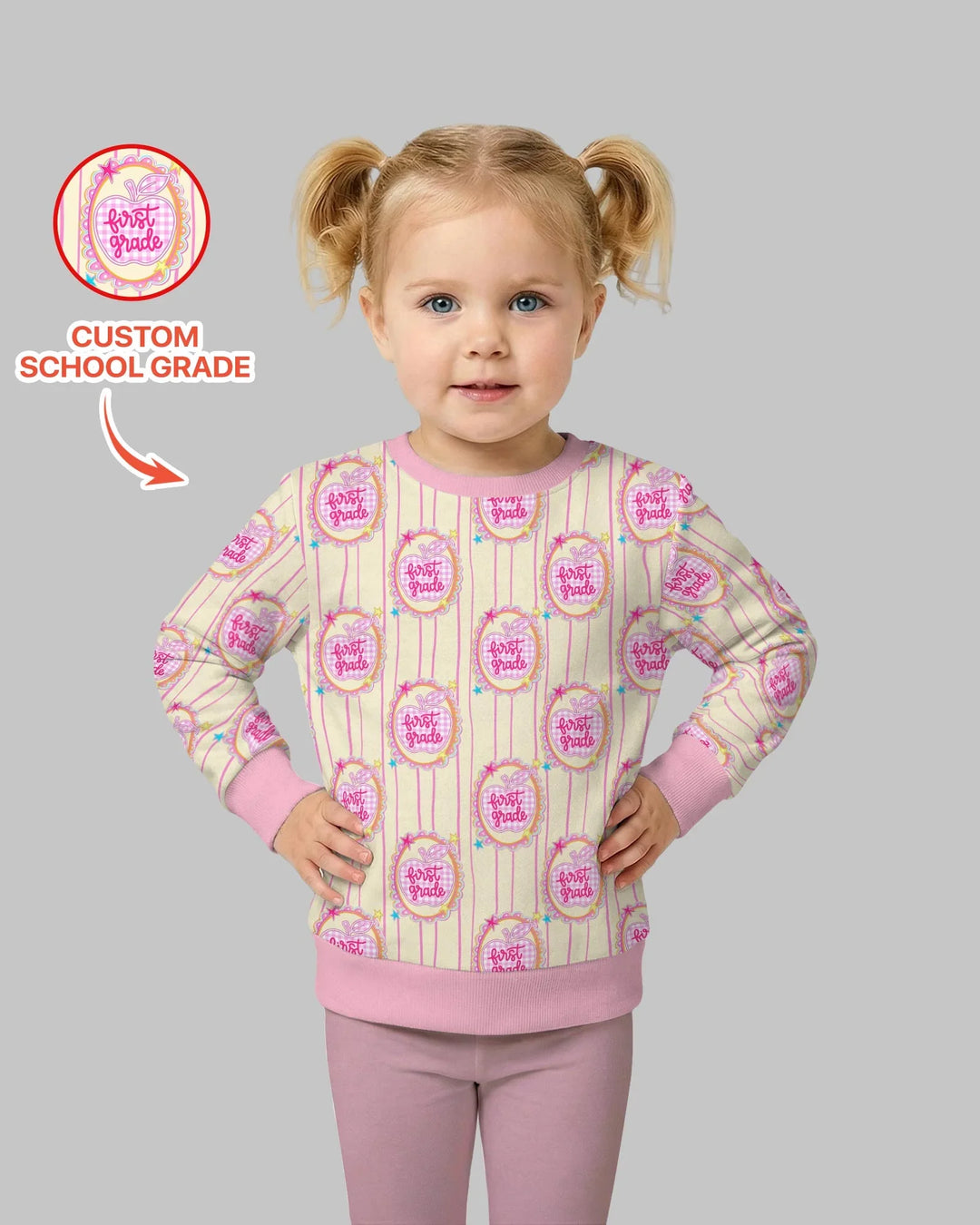 Custom Template Bambus-Rundhals-Sweatshirt