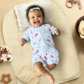 East Coast Shorty Zippered Romper , East Coast Shorty Zippered Romper - Newborn