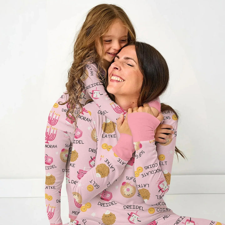 Family Hanukkah Matching Men's Pajama Set , Family Hanukkah Matching Men's Pajama Set - Only Shirt / XS / Blue
