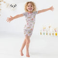 Farm Meadow Route Map Two Piece Short Sleeve Shorts Pajama Set , Farm Meadow Route Map Two Piece Short Sleeve Shorts Pajama Set - 12-18M