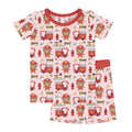 Firefighter Bears Two Piece Short Sleeve Shorts Pajama Set , Firefighter Bears Two Piece Short Sleeve Shorts Pajama Set - 12-18M