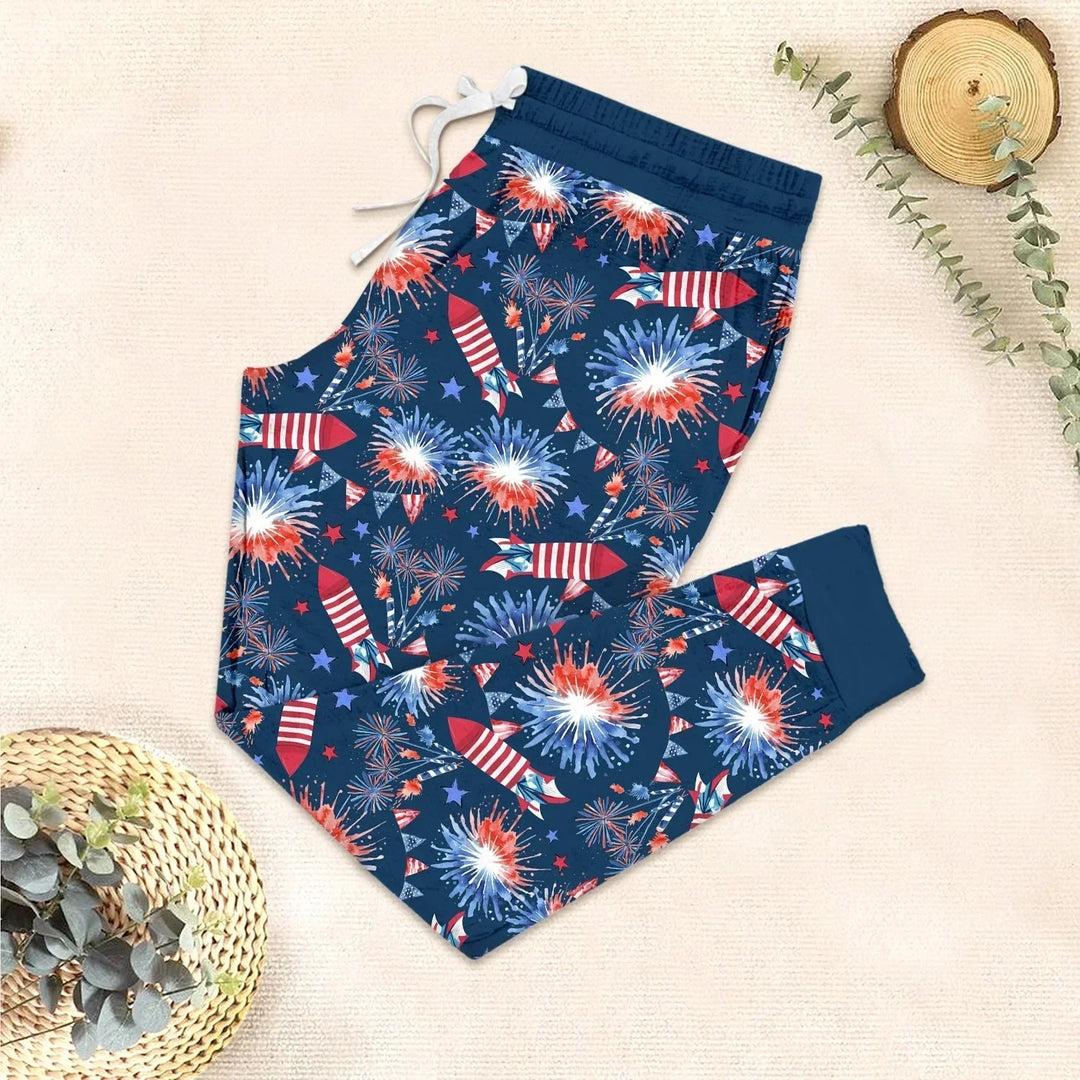 Firework Two Piece Short Sleeve Pajama Set , Firework Two Piece Short Sleeve Pajama Set - 12-18M