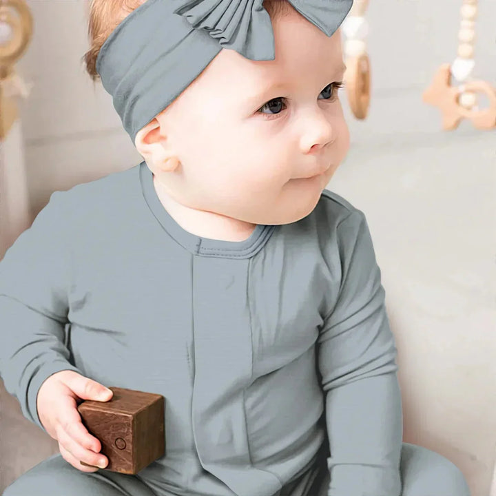 Fog Magnetic Footie Romper , Fog Magnetic Footie Romper - Newborn