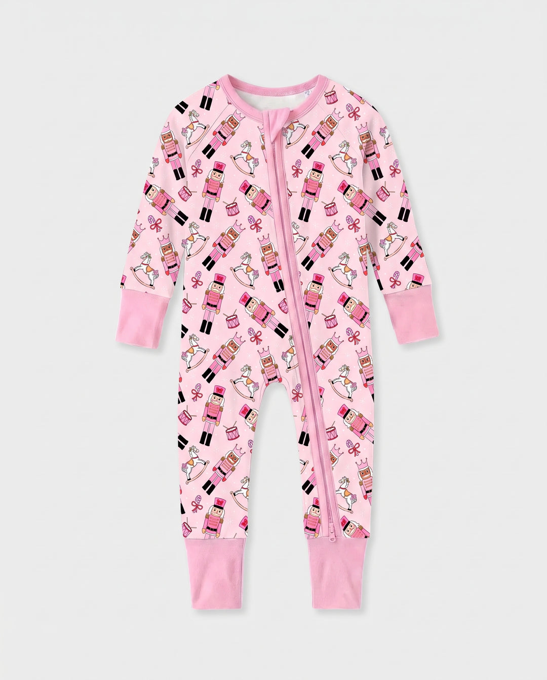Pink Nutcracker Holiday March Bamboo Convertible Zippy