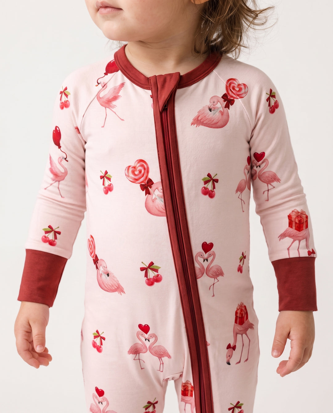 Flamingo Sweethearts Bamboo Convertible Zippy