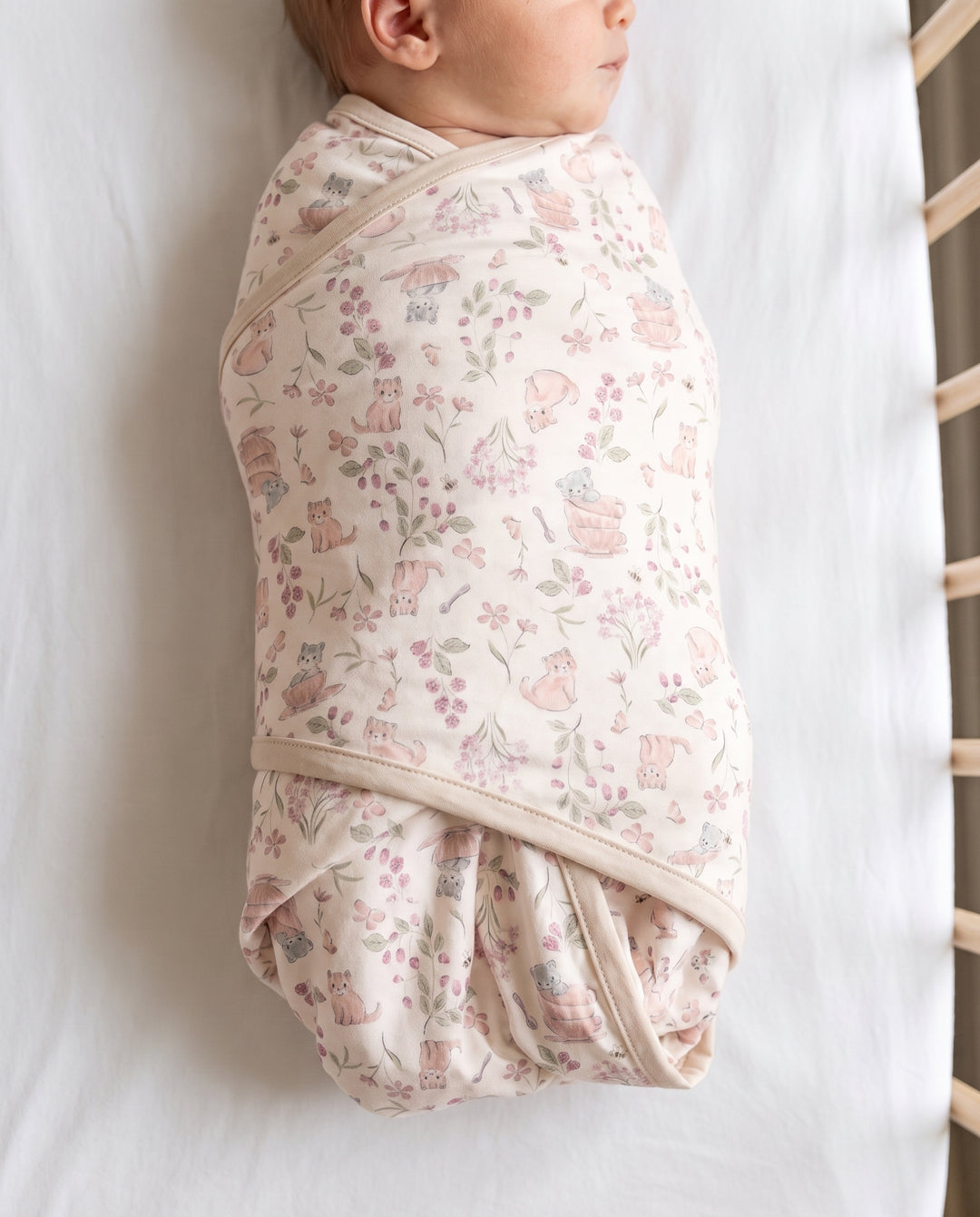 Berry Meadow Friends Bamboo Blanket
