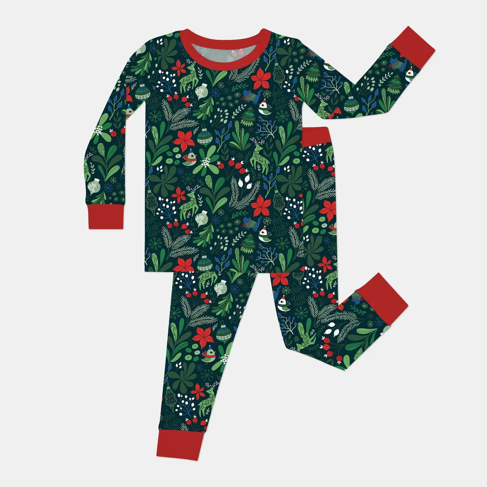 Garden of Joy Two Piece Long Sleeve Pajama Set , Garden of Joy Two Piece Long Sleeve Pajama Set - 12-18M