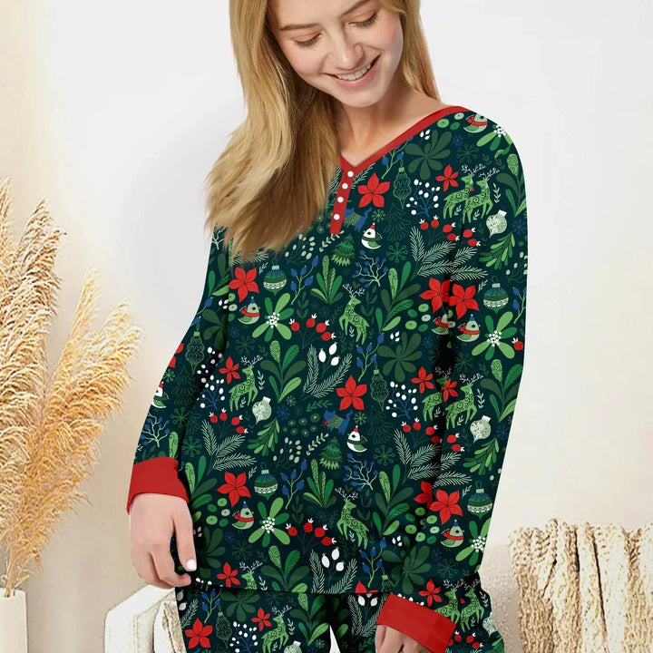 Garden of Joy Women Pajama Set , Garden of Joy Women Pajama Set - Only Shirt / S