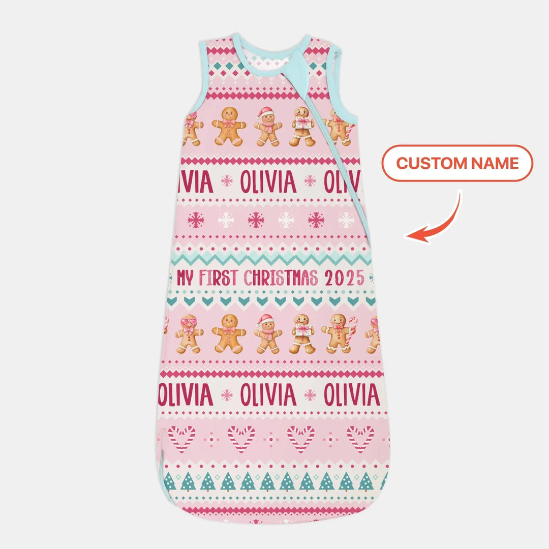 Gingerbread the Pink Custom Name Sleep Bag , Gingerbread the Pink Custom Name Sleep Bag - XS / 0.5 TOG