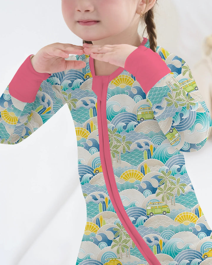 Coastal Road Trip Waves Surf Bamboo Convertible Zippy