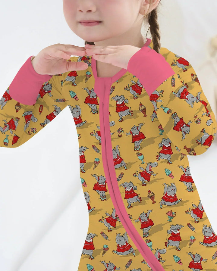 Dancing Hippo Treats Bamboo Convertible Zippy