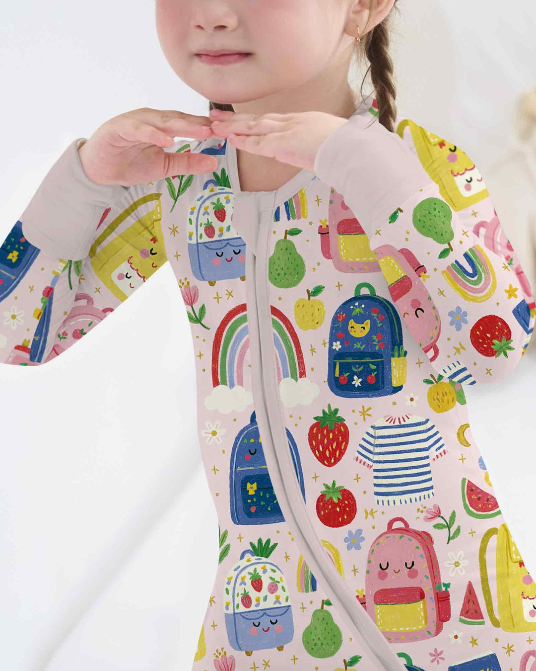 Gerippte Babykleidung mit individuellem Foto - Weich &amp; Skizzenhaft