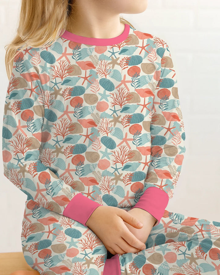 Sunny Beach Cruisers Bamboo Two Piece Long Sleeve Pajama Set