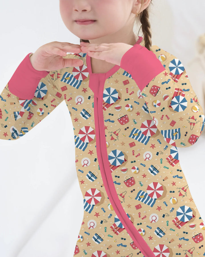Sunny Beach Day Essentials Bamboo Convertible Zippy