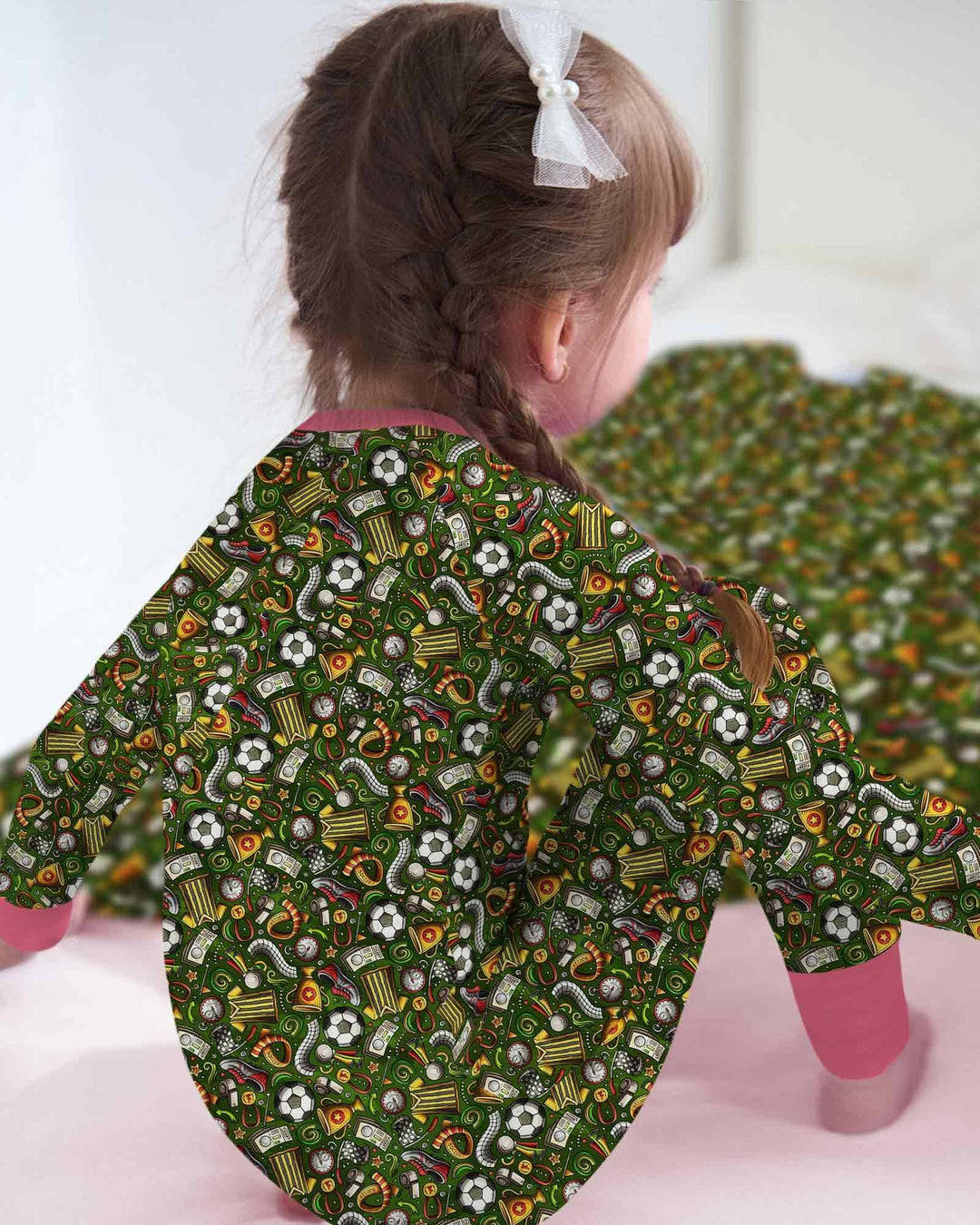 Gerippte Babykleidung mit individuellem Foto - Weich &amp; Skizzenhaft