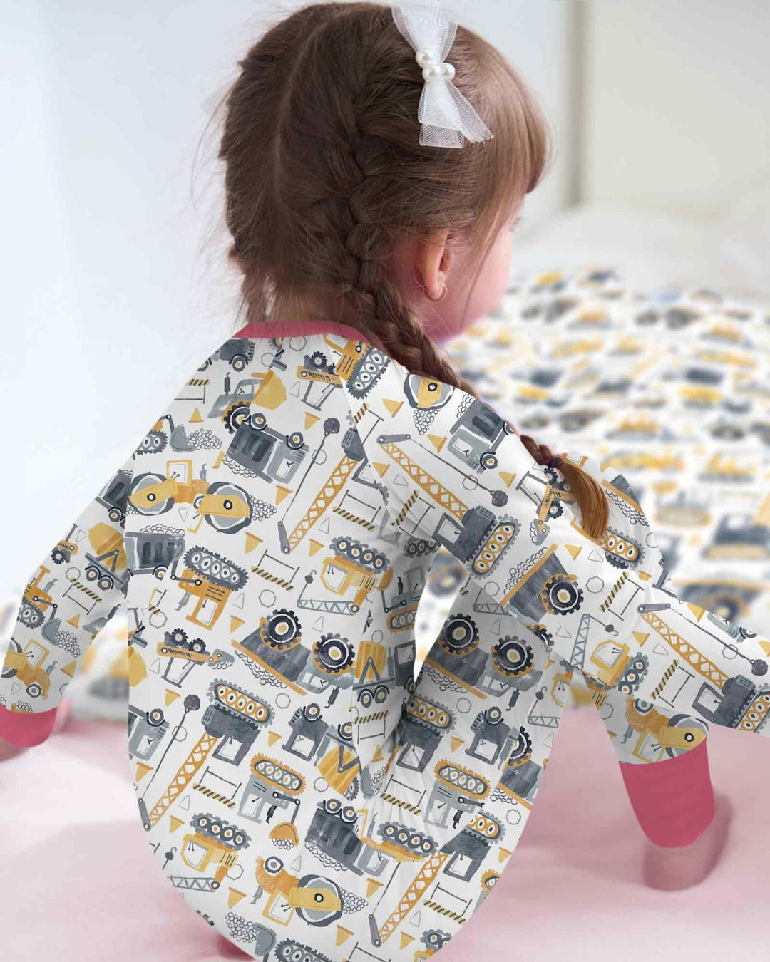 Gerippte Babykleidung mit individuellem Foto - Weich &amp; Skizzenhaft