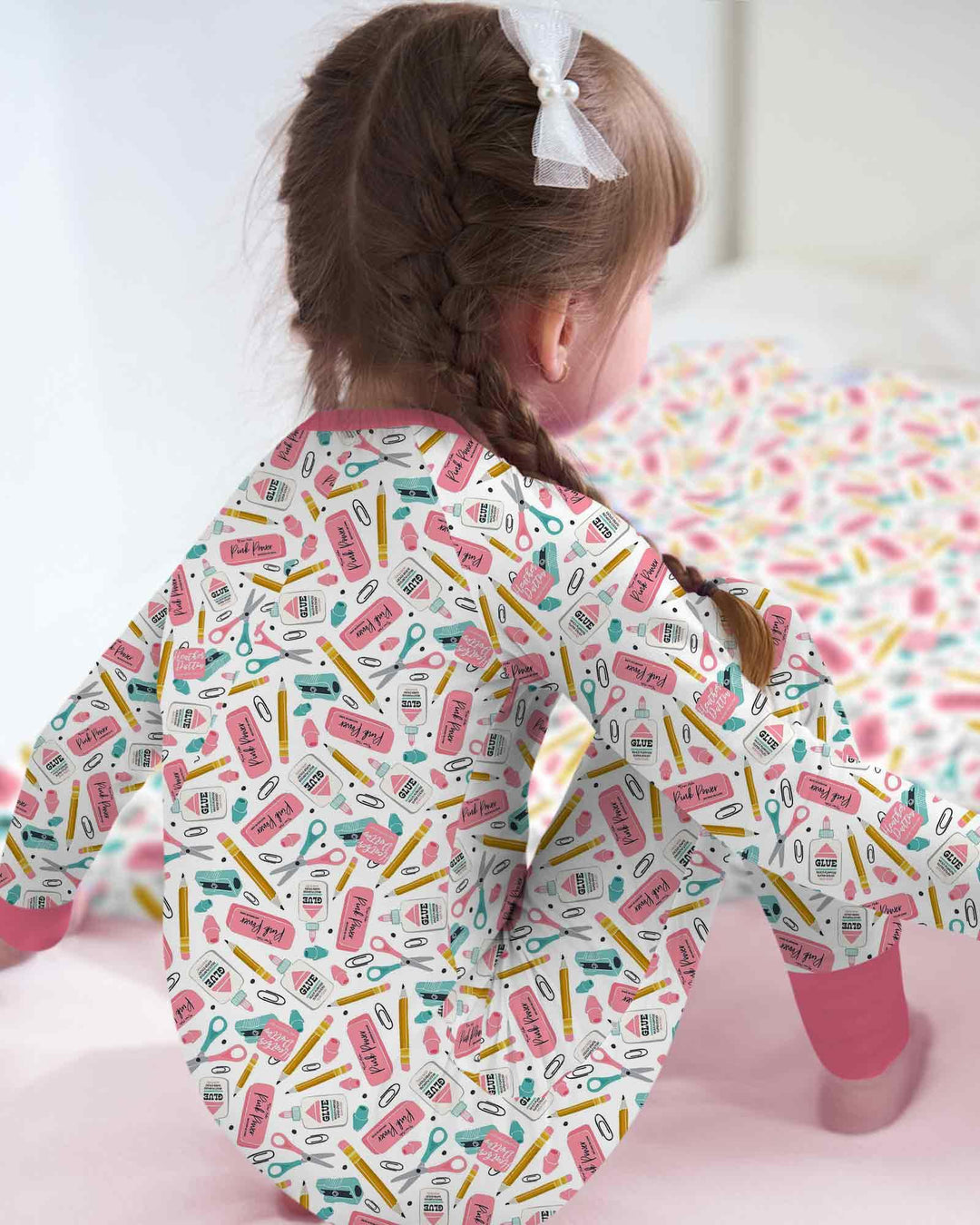 Gerippte Babykleidung mit individuellem Foto - Weich &amp; Skizzenhaft