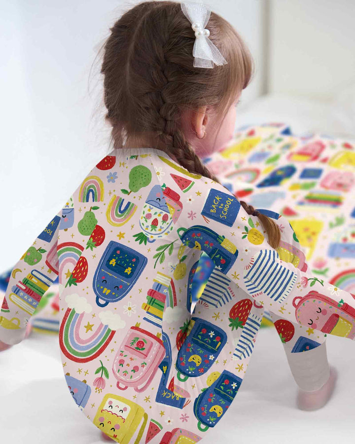 Gerippte Babykleidung mit individuellem Foto - Weich &amp; Skizzenhaft